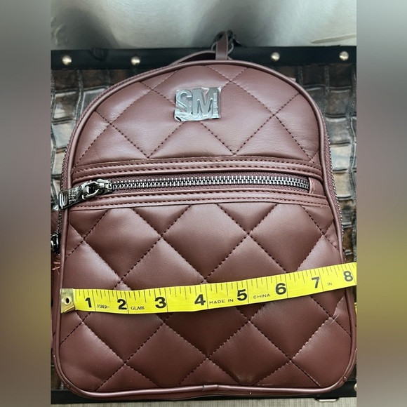 Steve Madden Logo Quilted Mini Backpack - Picture 6 of 6
